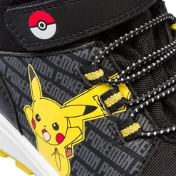 Sneakers alte nere da bambino con stampa Pokemon