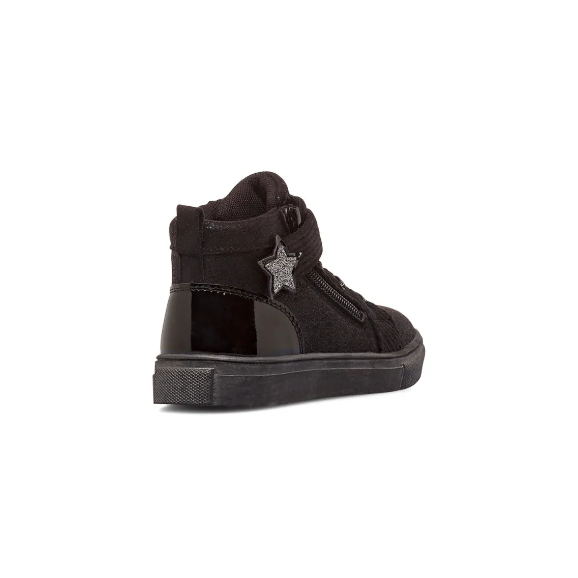 Sneakers alte nere da Ragazza con strappo Le scarpe di Alice