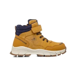 Sneakers alte ocra con strappo da Ragazzo Americanino