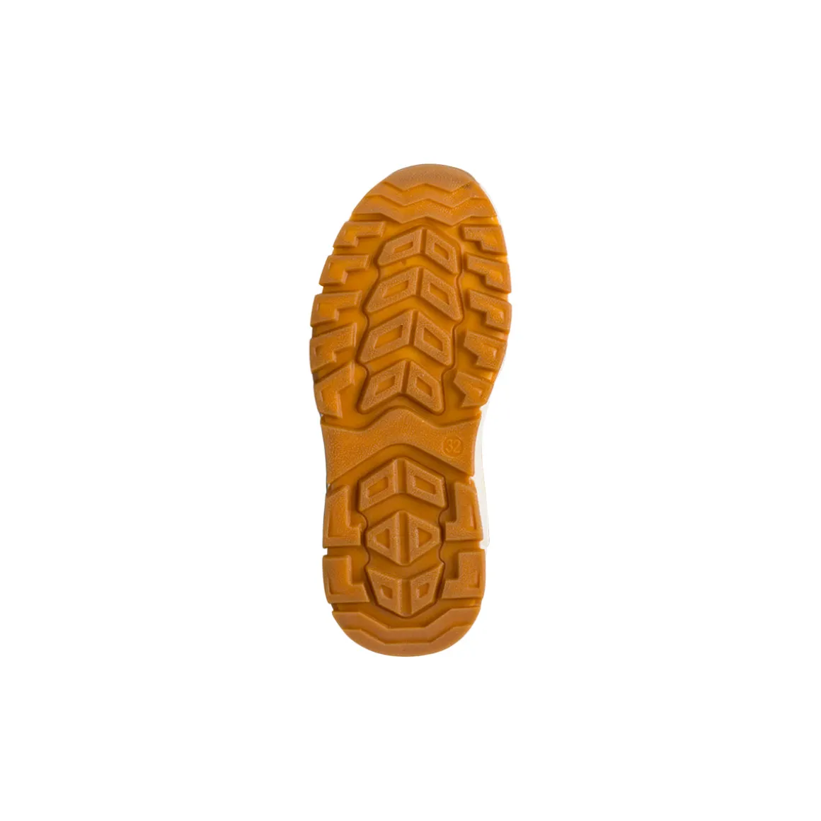 Sneakers alte ocra da Bambino Lumberjack con chiusura a strappo