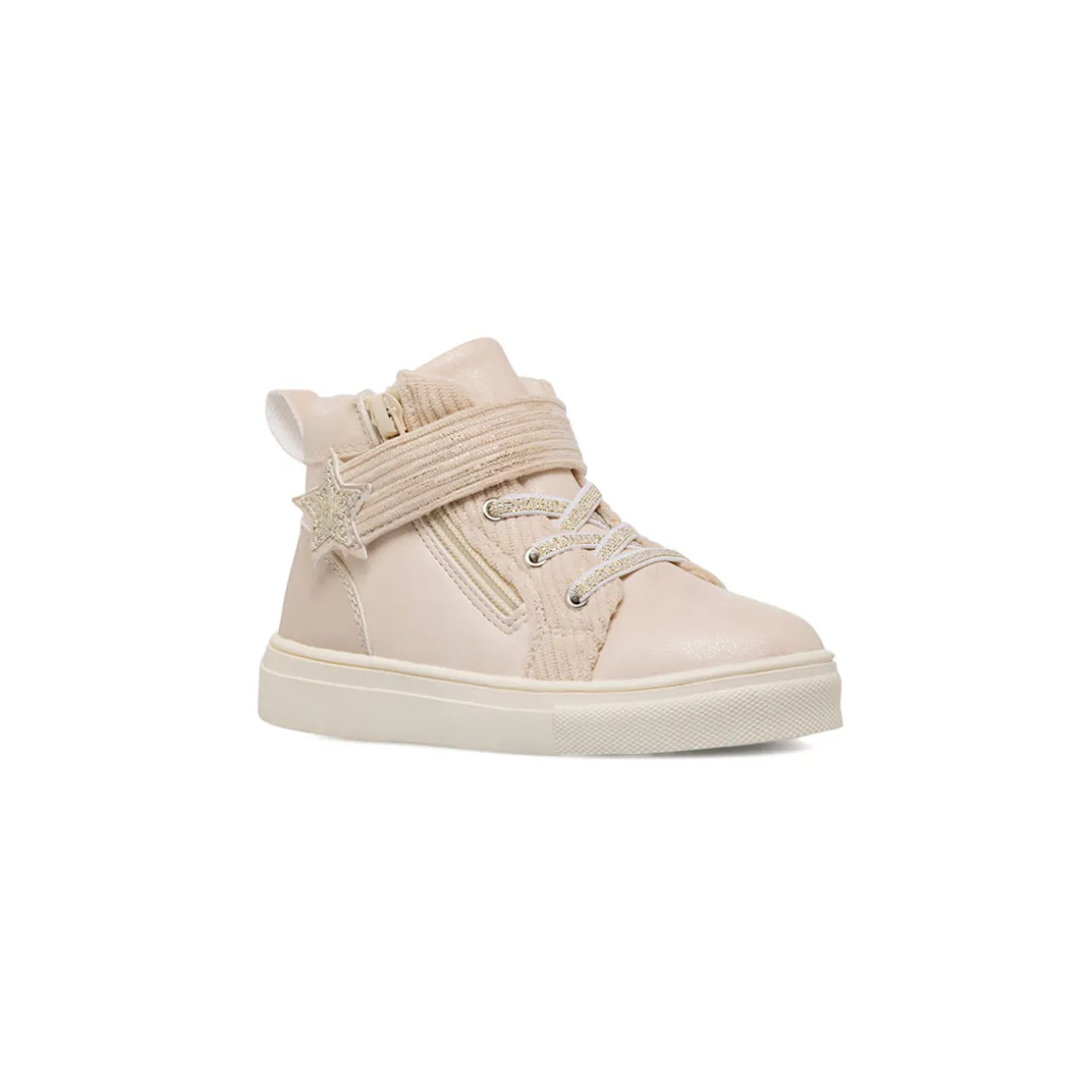 Sneakers alte rosa da Bambina con strappo Le Scarpe di Alice