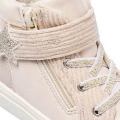 Sneakers alte rosa da Bambina con strappo Le Scarpe di Alice