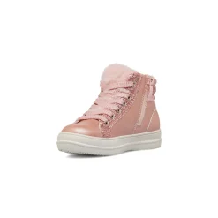 Sneakers alte rosa glitter con zip da Bambina Le Scarpe di Alice
