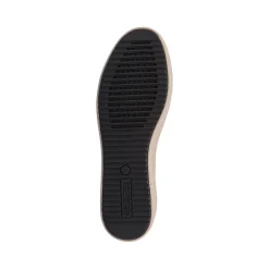 Sneakers alte traspiranti da donna taupe effetto metallizato in pelle Geox
