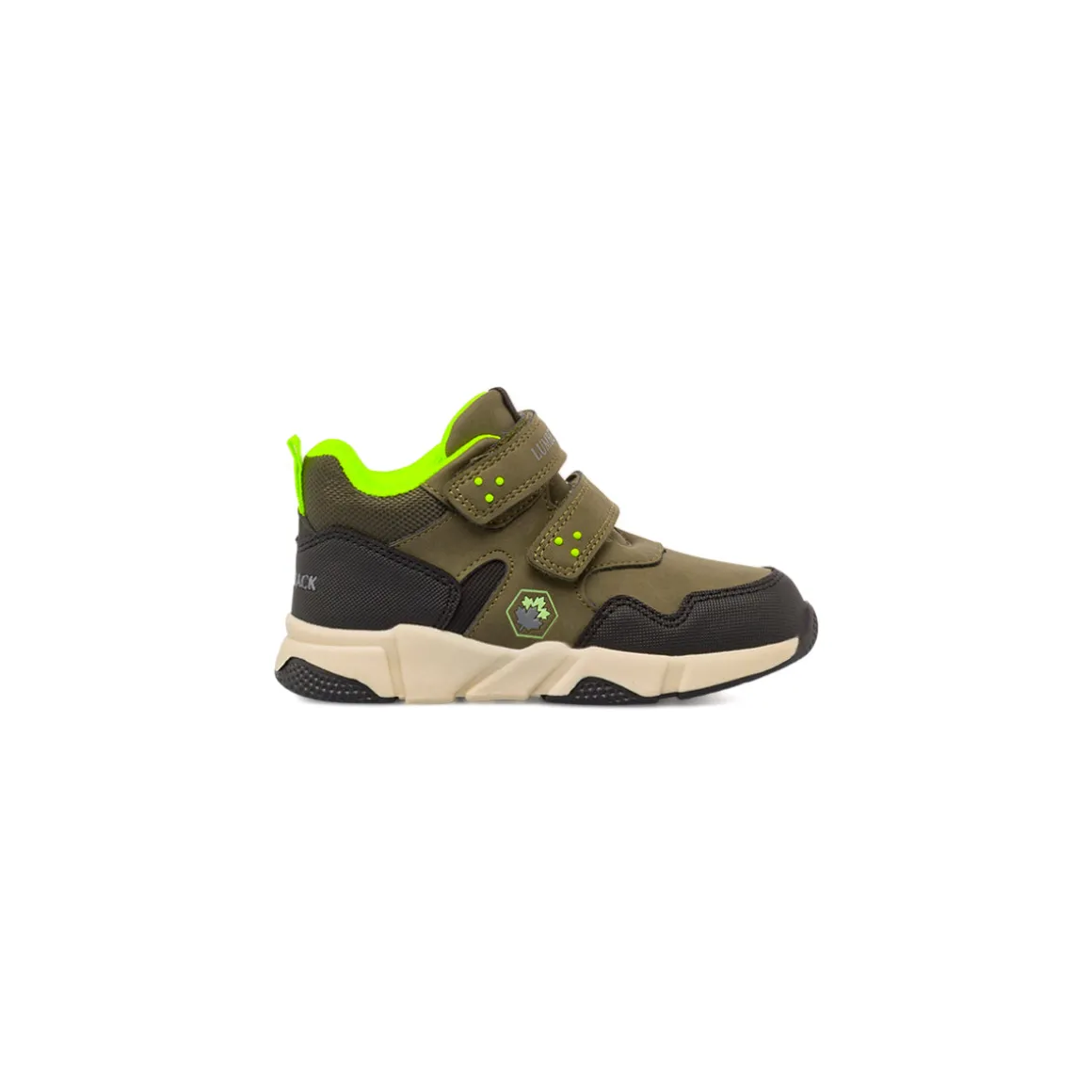 Sneakers alte verdi militare da Bambino Lumberjack