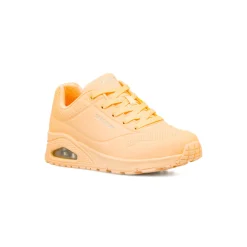 Sneakers Arancione Pesca da Donna Skechers Uno