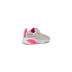 Sneakers argento con luci da Bambina Primi Passi Champion
