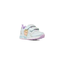 Sneakers azzurre da Bambina con luci e dettagli lilla Frozen