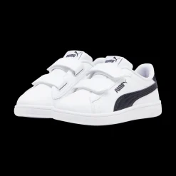 Sneakers bambina bianche con dettagli glitter Puma Smash 3.0