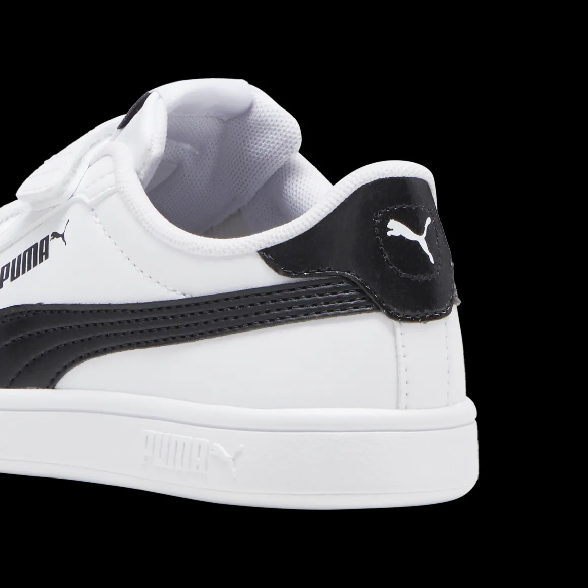 Sneakers bambina bianche con dettagli glitter Puma Smash 3.0