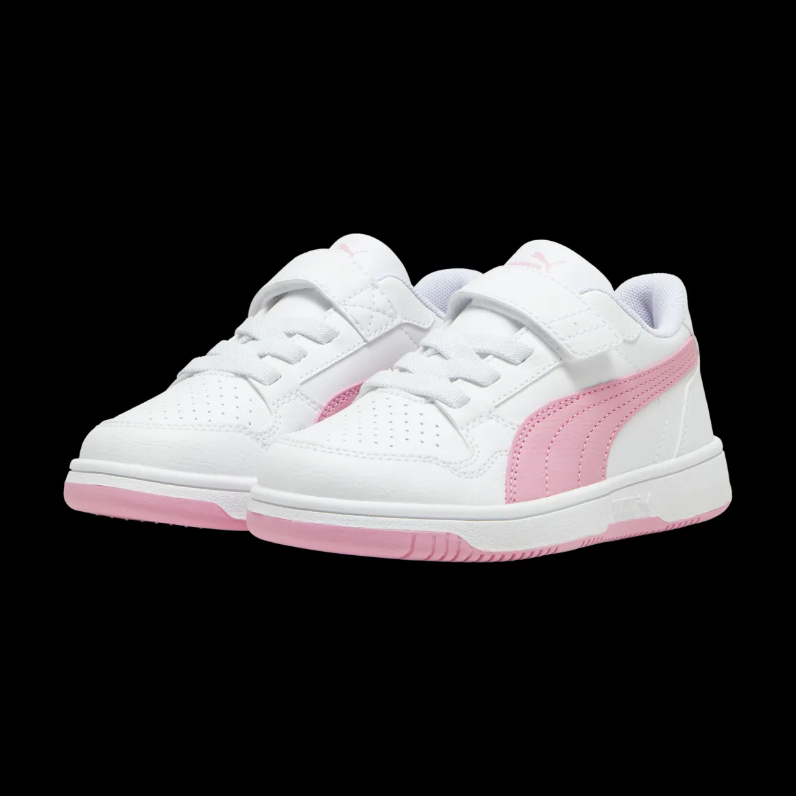 Sneakers Bambina e Ragazza Bianche e Rosa Puma Reb-L