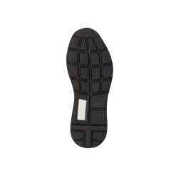 Sneakers bambino blu con dettagli ocra e logo Ducati