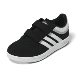 Sneakers bambino nere con logo tre strisce adidas Hoops 4.0