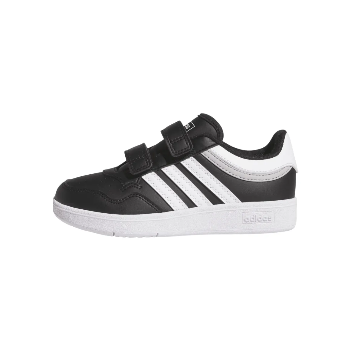 Sneakers bambino nere con logo tre strisce adidas Hoops 4.0