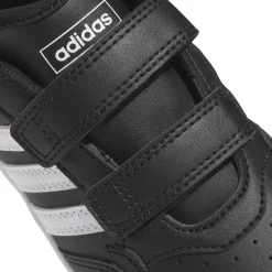 Sneakers bambino nere con logo tre strisce adidas Hoops 4.0