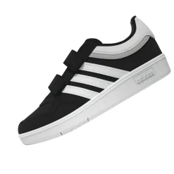 Sneakers bambino nere con logo tre strisce adidas Hoops 4.0