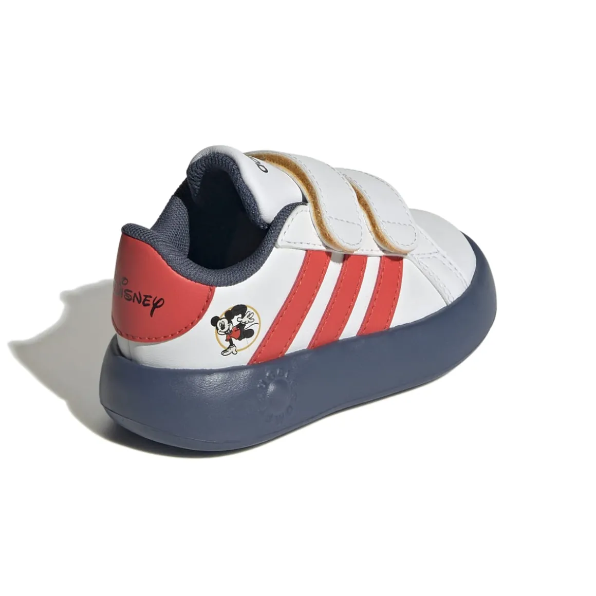 Sneakers bambino primi passi rosso e blu con stampa topolino adidas Grand Court Mickey