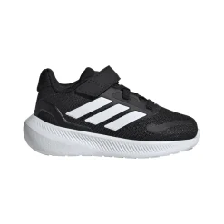 Sneakers bambino primi passi nere Runfalcon 5 con logo adidas