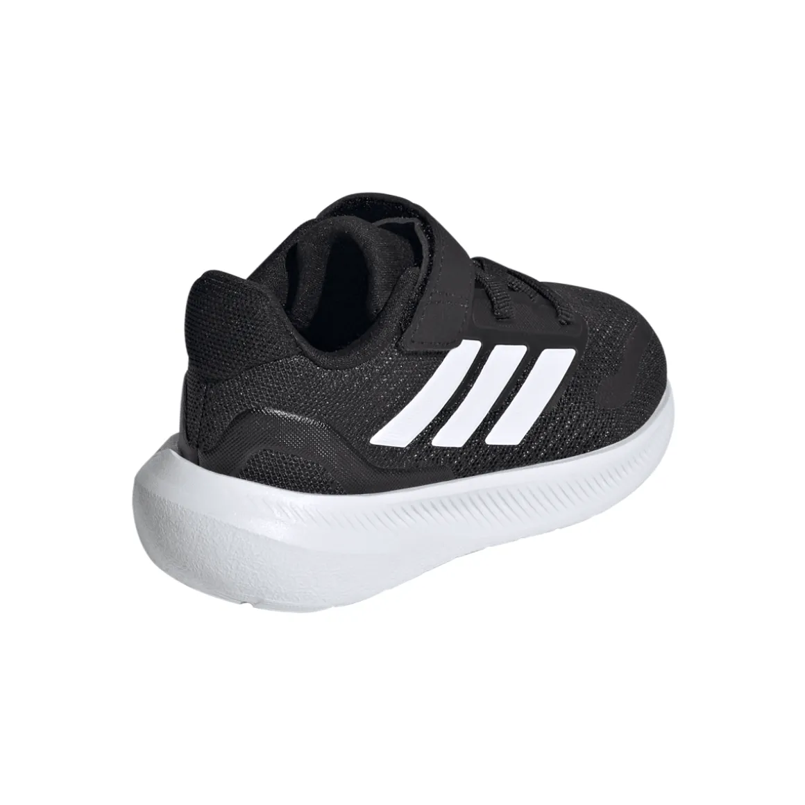 Sneakers bambino primi passi nere Runfalcon 5 con logo adidas