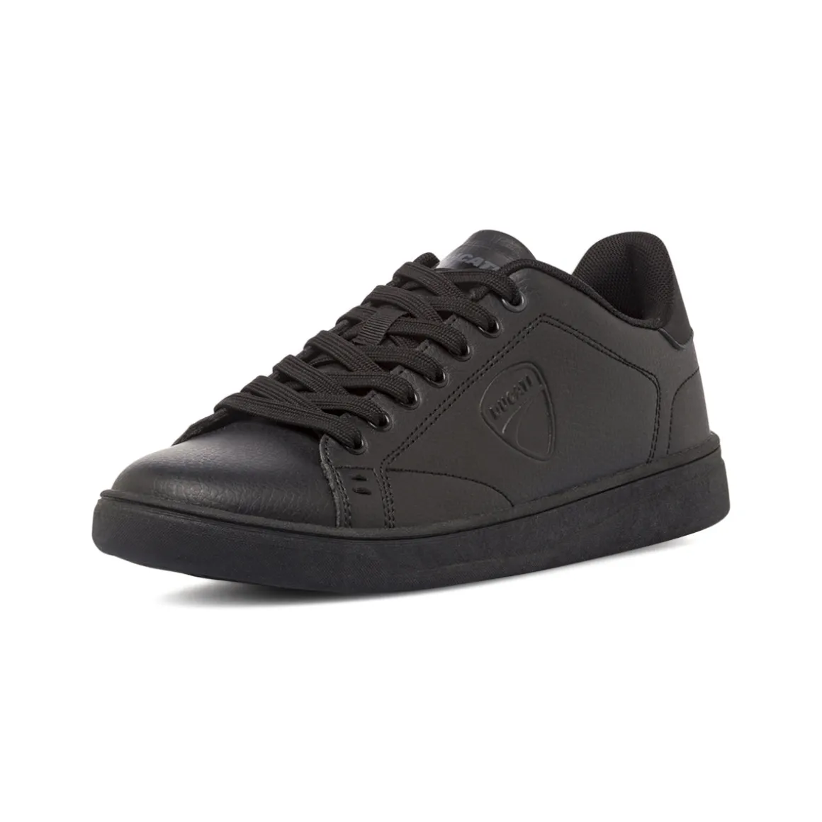 Sneakers basse casual nere da Uomo con logo Ducati