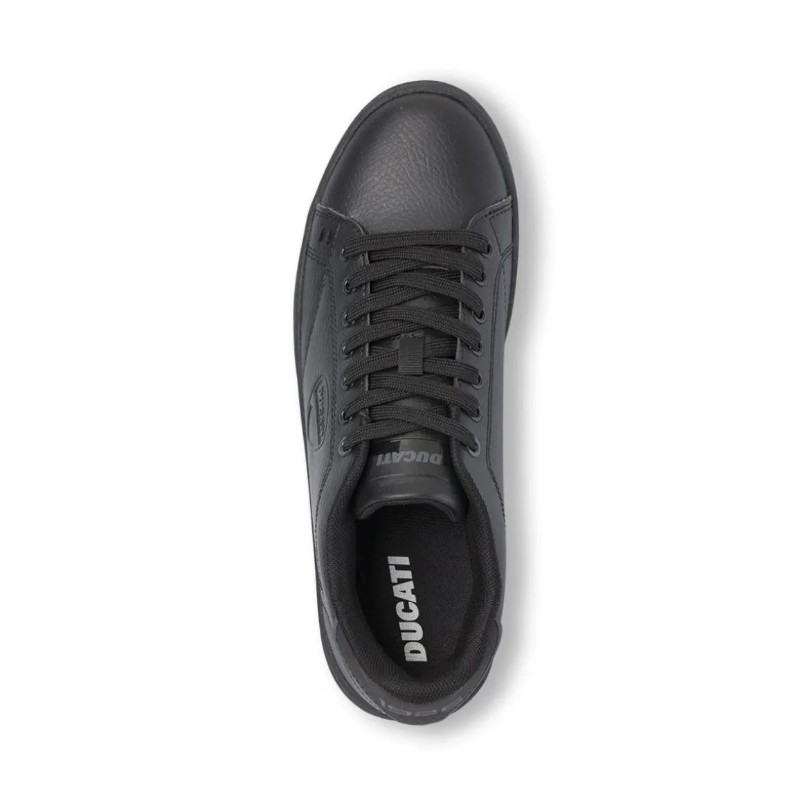 Sneakers basse casual nere da Uomo con logo Ducati
