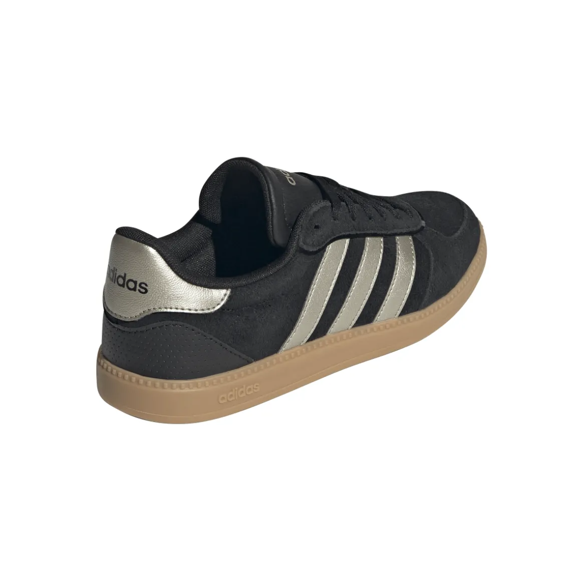 Sneakers basse nere effetto scamosciato e strisce metallizzate adidas BREAKNET SLEEK