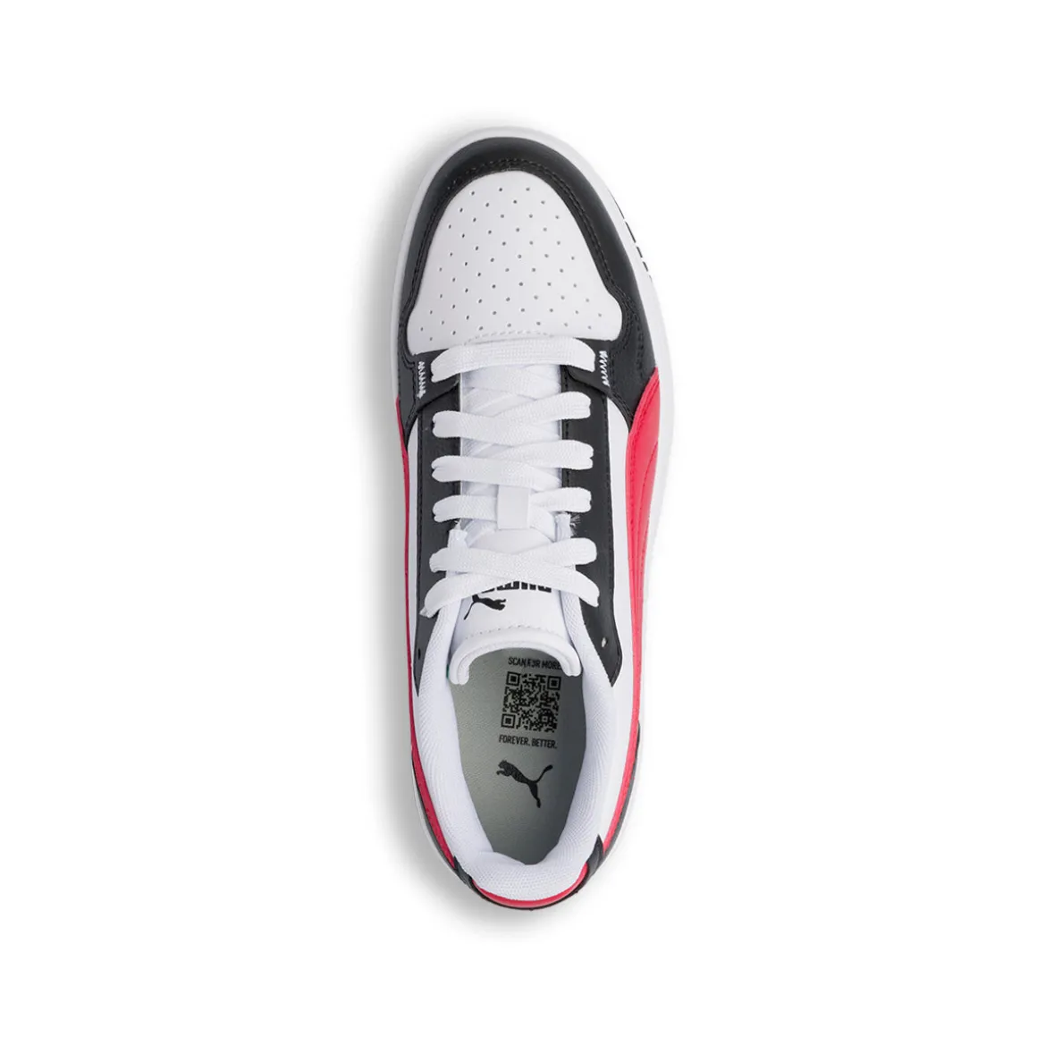 Sneakers basse ragazzo nere e rosse Reb-L Jr Puma