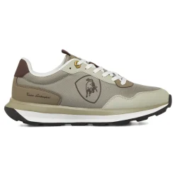 Sneakers beige casual da Uomo con logo Tonino Lamborghini