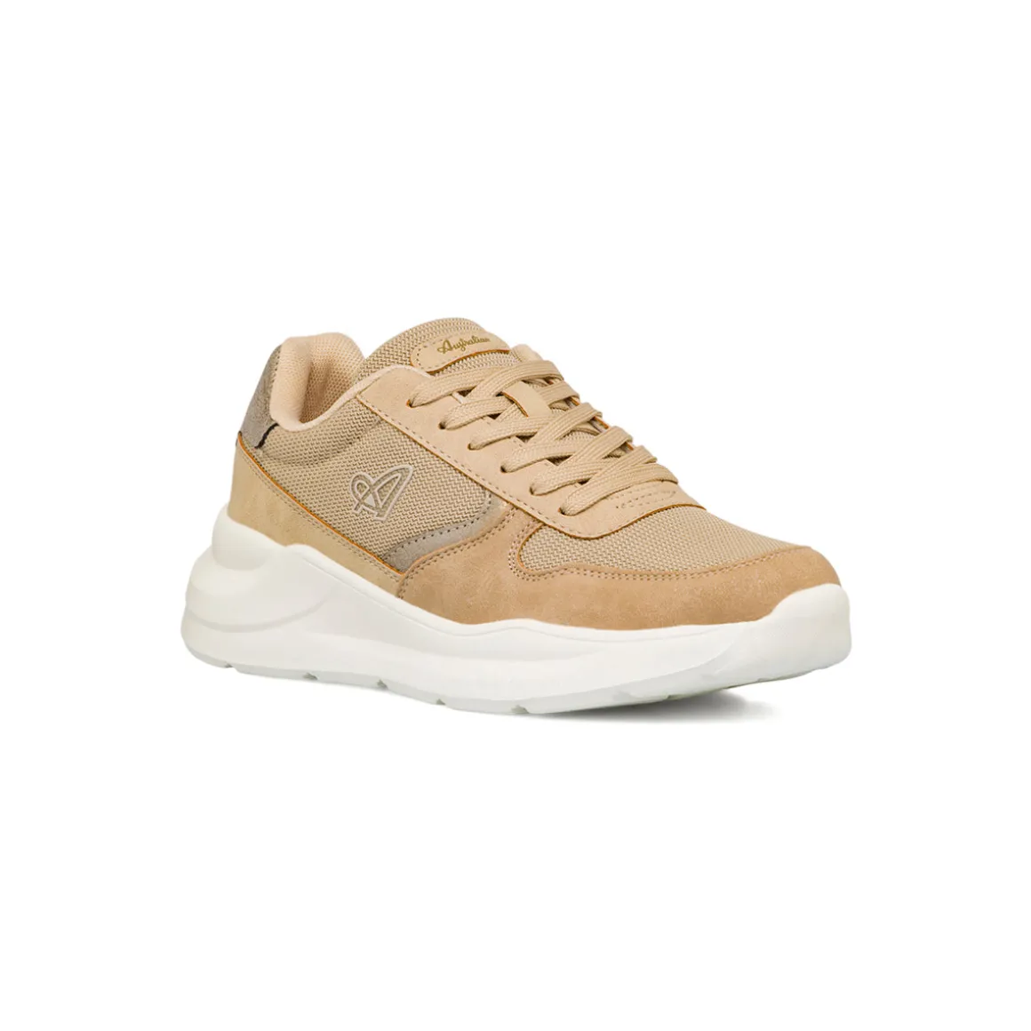 Sneakers beige da Donna con dettagli glitter in memory comfort Australian Daisy