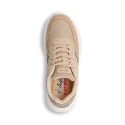 Sneakers beige da Donna con dettagli glitter in memory comfort Australian Daisy