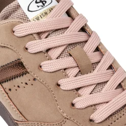 Sneakers beige da Donna effetto scamosciato Swish Jeans
