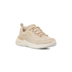 Sneakers beige da Donna Skechers Air in Memory Foam