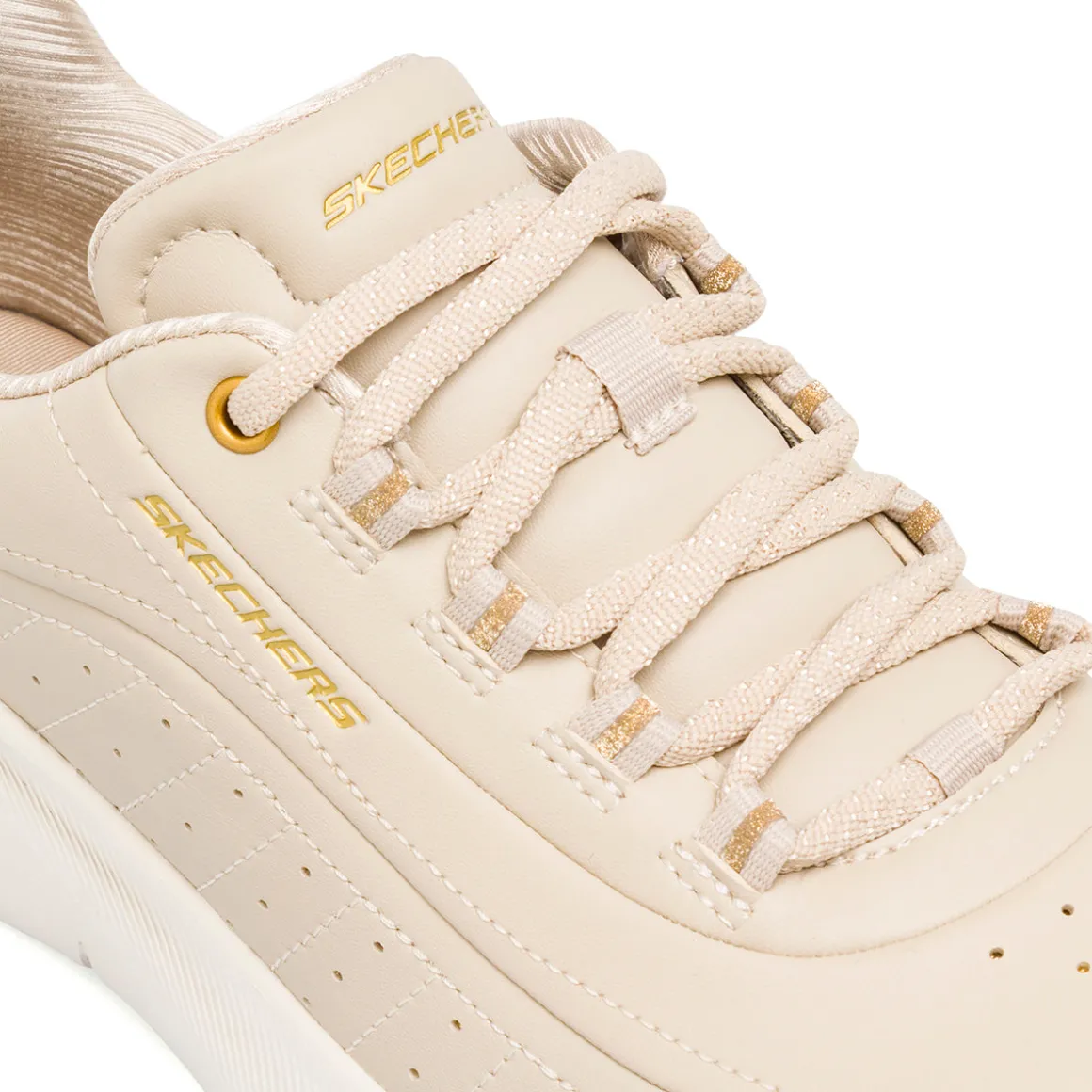Sneakers beige da Donna Skechers Air in Memory Foam