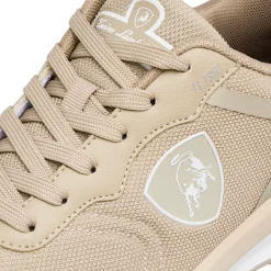 Sneakers beige da Uomo con logo laterale Tonino Lamborghini