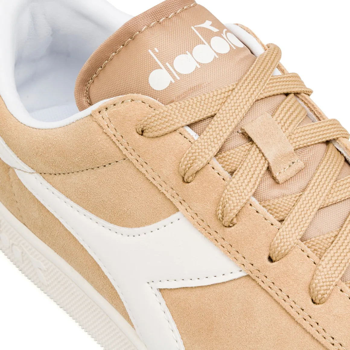 Sneakers beige da Uomo effetto scamosciato Diadora