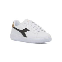 Sneakers bianche con dettaglio nero e oro da Ragazza Diadora