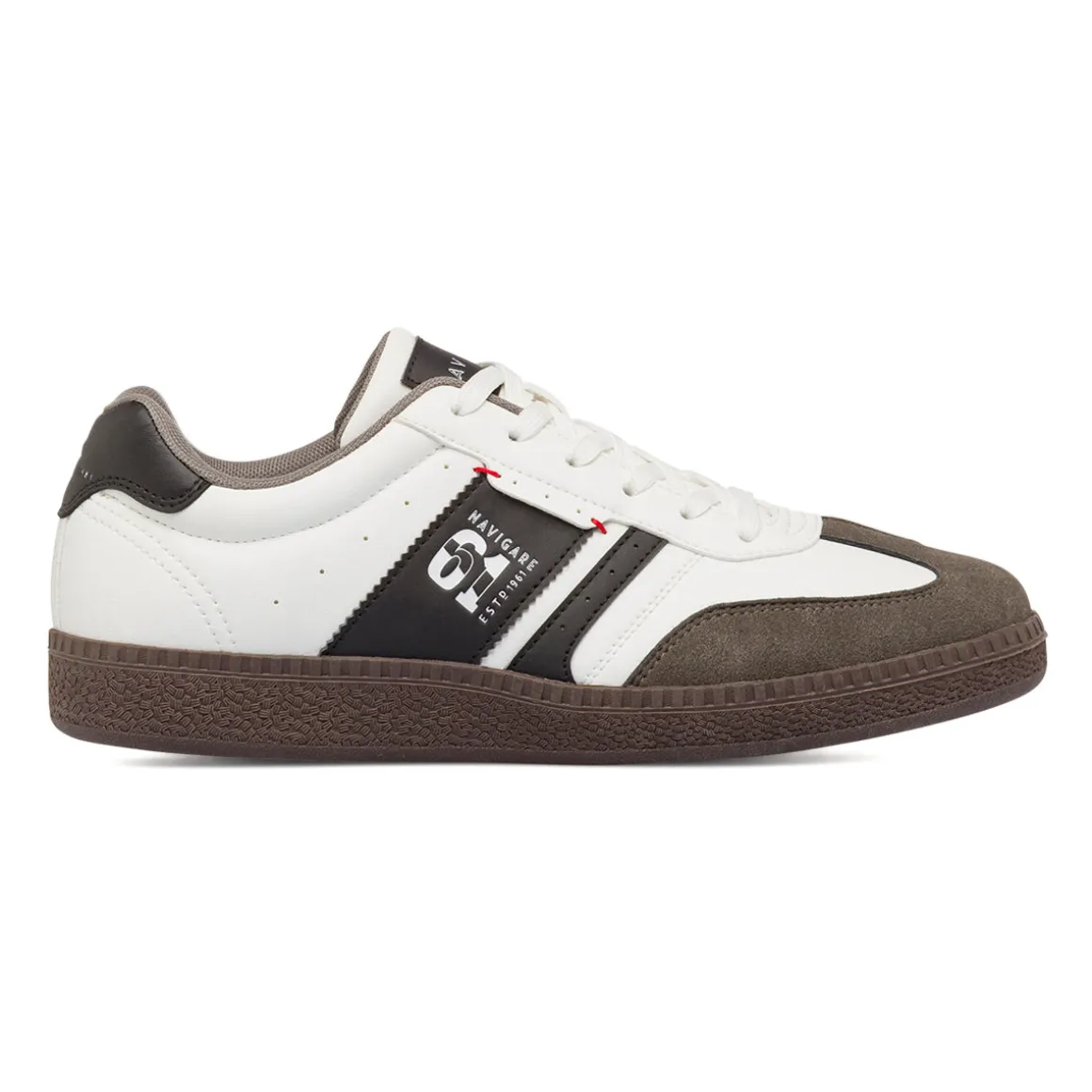 Sneakers bianche con inserti marroni da Uomo Navigare