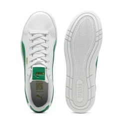 Sneakers bianche con inserti verdi da Uomo Puma Court Classico