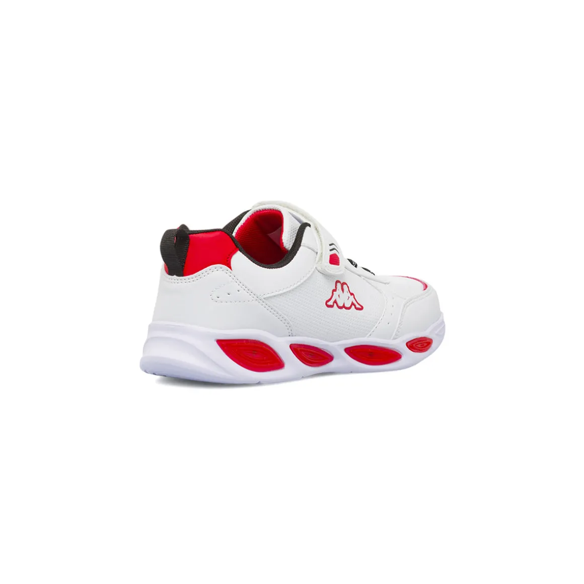Sneakers bianche con strappo e luci da Ragazzo Kappa