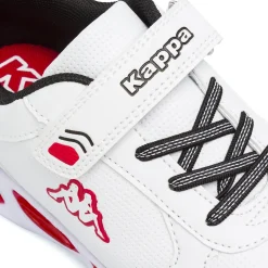 Sneakers bianche con strappo e luci da Ragazzo Kappa