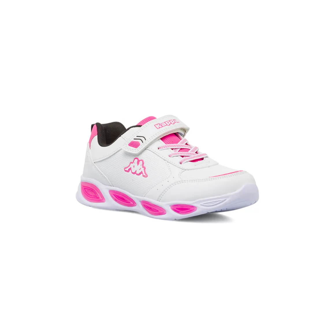Sneakers bianche con strappo e luci da Ragazza Kappa