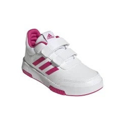Sneakers bianche da Bambino adidas con dettagli rosa Tensaur Sport 2.0 C