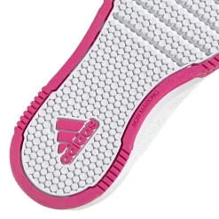 Sneakers bianche da Bambino adidas con dettagli rosa Tensaur Sport 2.0 C