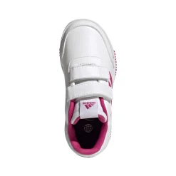 Sneakers bianche da Bambino adidas con dettagli rosa Tensaur Sport 2.0 C