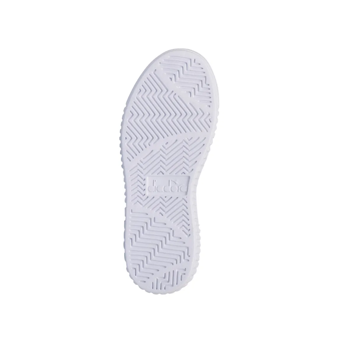 Sneakers bianche da bambina con logo arcobaleno Diadora Game Step Bloom PS