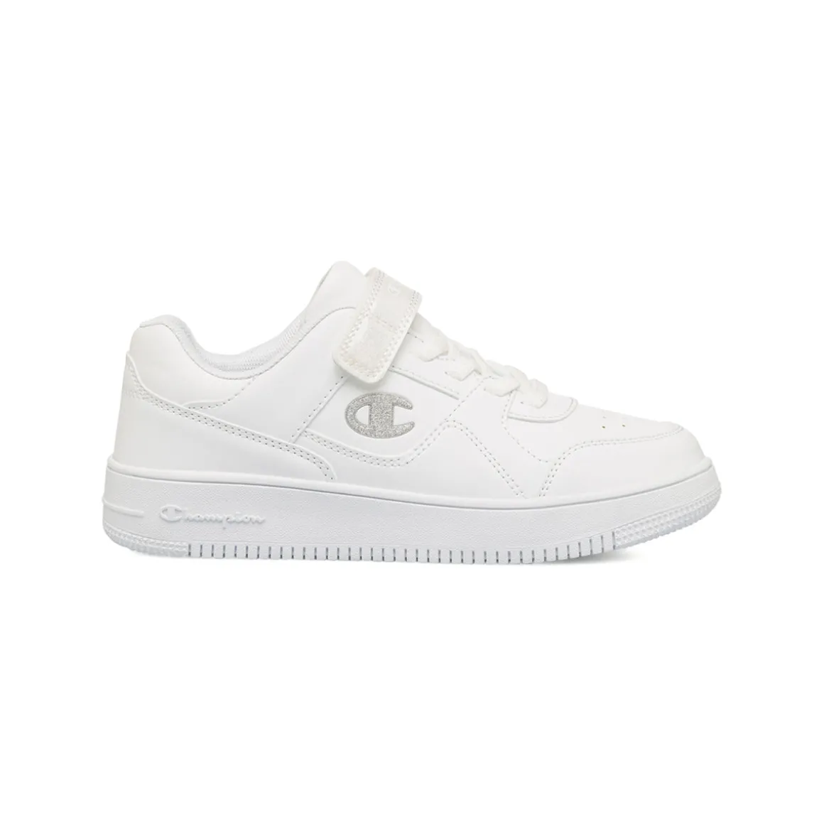Sneakers bianche da Bambina con dettaglio logo laterale Champion Low G PS