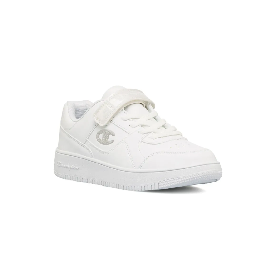 Sneakers bianche da Bambina con dettaglio logo laterale Champion Low G PS