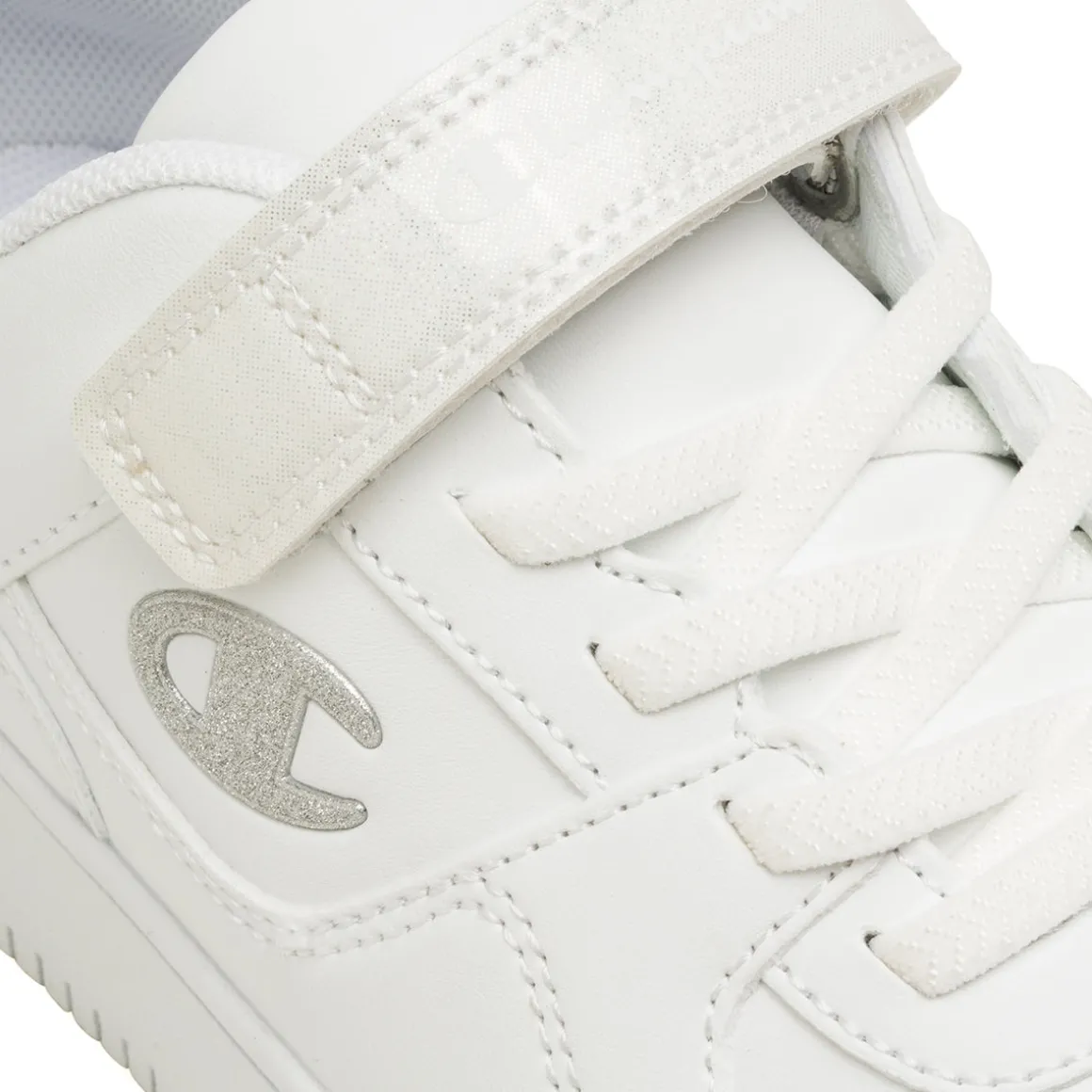 Sneakers bianche da Bambina con dettaglio logo laterale Champion Low G PS
