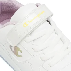 Sneakers bianche da bambina Champion con chiusura a strappo