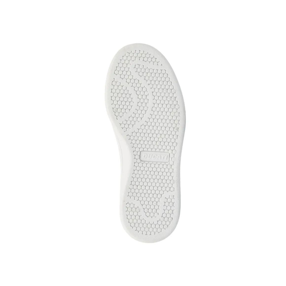 Sneakers bianche da Bambino con dettagli rossi e Strappo Ducati